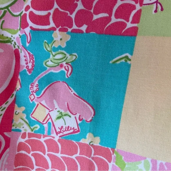 Lilly Pulitzer Vintage ‘90’s Patchwork Cropped Pants Size 0 - Picture 8 of 13